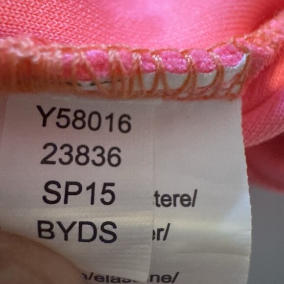 Venus Dress Women’s XL Hot Pink Bright Colorful Body Con Short Sleeve Cutout Zip - Picture 9 of 9